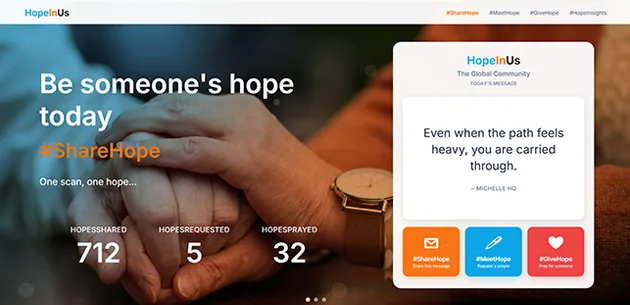 HopeInUs screenshot